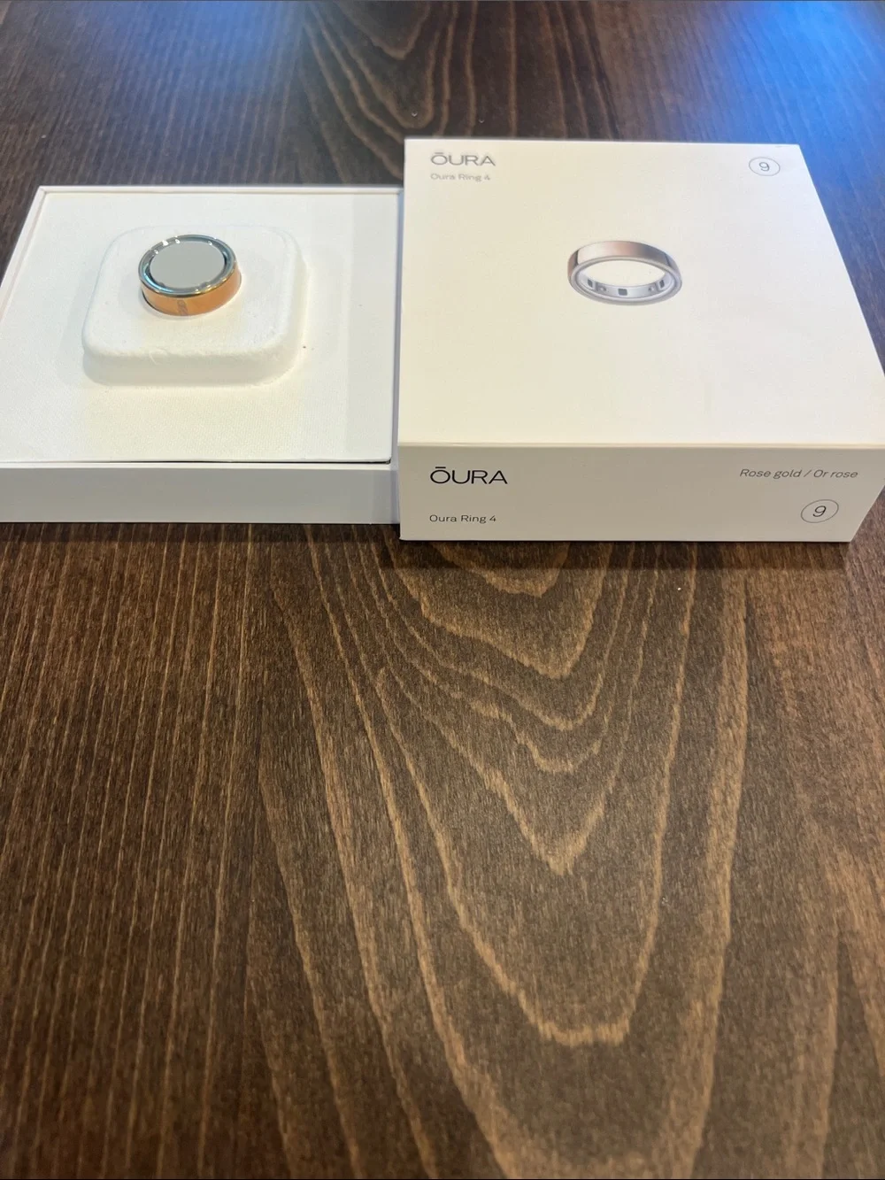Rose Gold Oura Ring 4 - Size 9